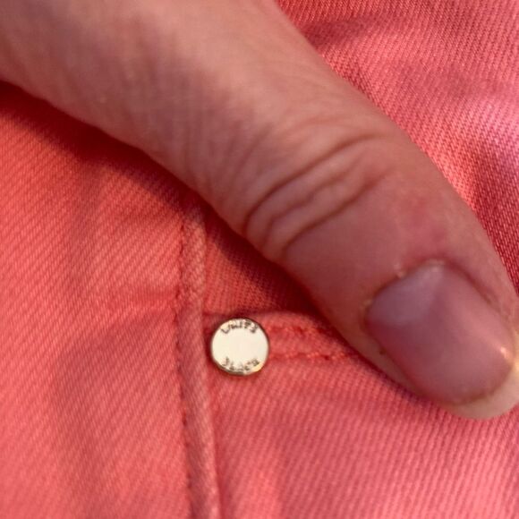 White House Black Market NWOT Ankle Coral Pink Jeans - Picture 7 of 13